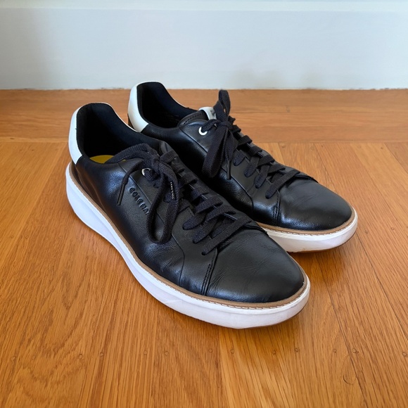 Cole Haan GrandPro Topspin Sneakers in black/white (size 10M) - Picture 1 of 7